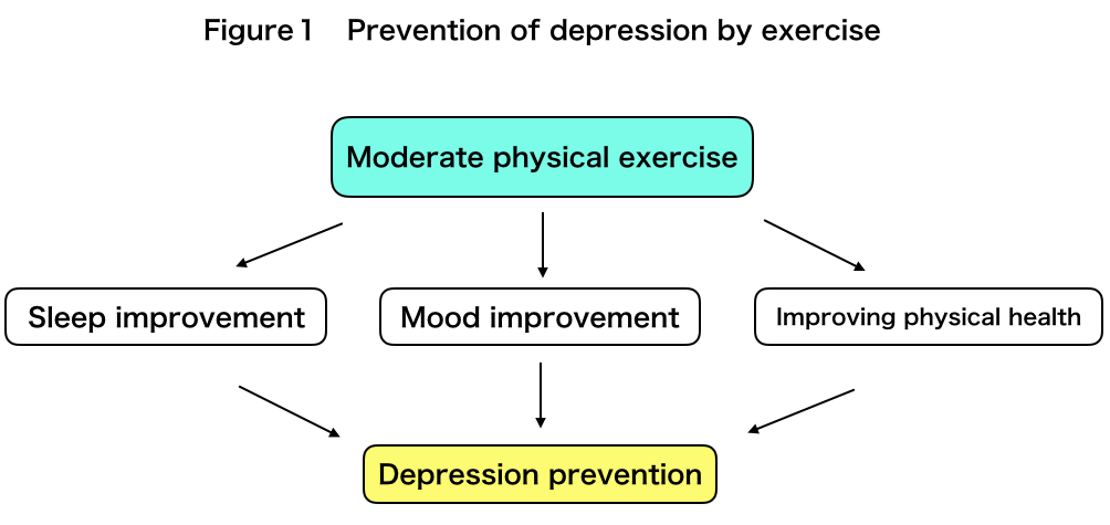 Prevention of depression by exercise